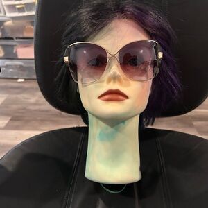 OG Oversized Black and Gold Sunglasses